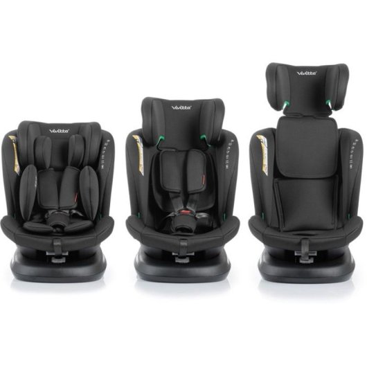 Babyauto Sigma Ifix Vivitta Silla Coche Rotativa 360° Isofix I-size 40–150 Cm (0–36 Kg) Arnés 5 Puntos, 13 Alturas Y 4+1 Reclinado