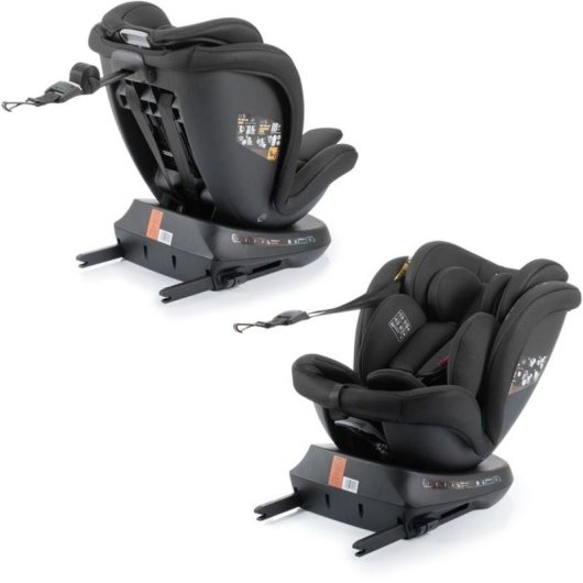 Babyauto Sigma Ifix Vivitta Silla Coche Rotativa 360° Isofix I-size 40–150 Cm (0–36 Kg) Arnés 5 Puntos, 13 Alturas Y 4+1 Reclinado