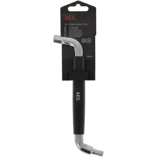 Llave De Vaciado Doble Hexagonal Aeg 8-12 Mm Con Mango Ergonómico Antideslizante De Goma Y Puntas De Acero Cromado Reforzado