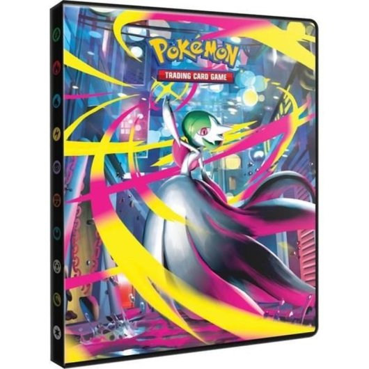 Pokémon Portfolio A5 Mega Evolución Me01 Con Portafichas Integradas Hasta 80 Cartas, Funda Protectora Con Ilustración De Gardevoir Y Bordes Redondeados