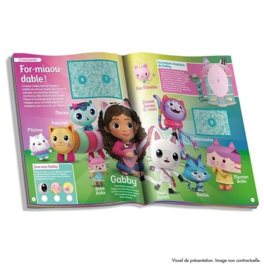 Álbum De Cromos Panini Gabby’s Dollhouse (rose) 192 Cromos, 48 Especiales, Portadas Turquesa/rosa, Inserto Extra Y Ranuras Numeradas