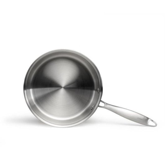 Livoo Mep161 Cazoleta 20 Cm De Acero Inoxidable Triply, 3 Capas 18/10 + Aluminio + 403, Asas Remachadas Resistentes Al Calor, Marcas Interiores Y Compatible Con Inducción