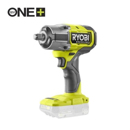 Atornillador De Impacto A Batería Ryobi 18v One+ Brushless Riw18bl-0, 1/2” Cuadradillo, 700 Nm Apriete Y 900 Nm Afloje, 4 Modos, Autostop, Led Tri-beam