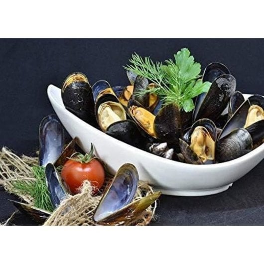 Thekitchenette Olla Para Mejillones De Esmaltado Negro 2,7 L Con Tapa Reversible, Compatible Con Placas De Inducción, Apta Para Lavavajillas