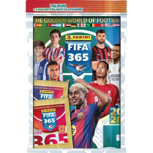 Panini Fifa 365 2026 Álbum De Cromos Oficial, 64 Páginas Y 524 Cromos, Incluye 146 Paralelos Especiales (álbum A Parte)