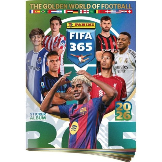 Panini Fifa 365 2026 Álbum De Cromos Oficial, 64 Páginas Y 524 Cromos, Incluye 146 Paralelos Especiales (álbum A Parte)