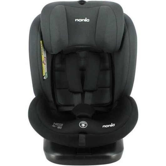 Nania Dune I-size Asiento Coche 360° Giratorio Isofix + Top Tether 40-150 Cm (0-12 Años) Reclinable, Arnés 5 Puntos, Protección Lateral, Multicolor