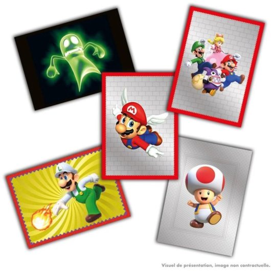 Panini Super Mario 2 Blister 13 Packs + 1 Pack Gratis (70 Stickers) Con Póster, Coleccionables Oficiales
