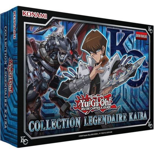 Konami Yu-gi-oh! Collection Légendaire Kaiba – Caja Collector Francesa Con 100 Cartas Brillantes, 3 Mega Packs Y Tapete Plegable