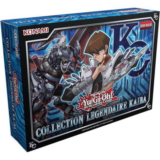 Konami Yu-gi-oh! Collection Légendaire Kaiba – Caja Collector Francesa Con 100 Cartas Brillantes, 3 Mega Packs Y Tapete Plegable
