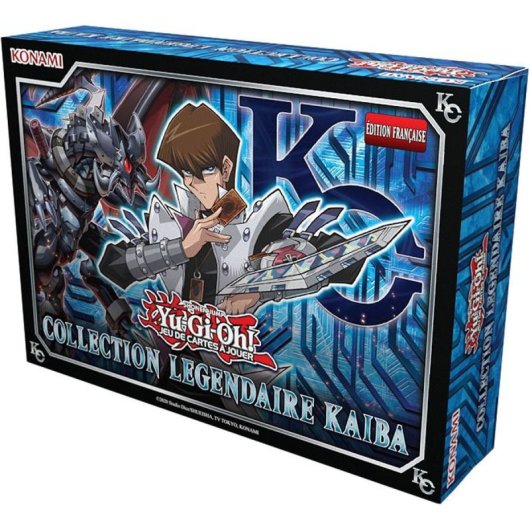 Konami Yu-gi-oh! Collection Légendaire Kaiba – Caja Collector Francesa Con 100 Cartas Brillantes, 3 Mega Packs Y Tapete Plegable