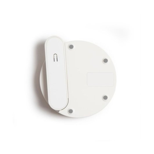 Livoo Dom466 Báscula De Cocina Eco Con Plataforma De Bambú, Sistema Dinamós Sin Pilas, 5 Kg Y Precisión 1 G, Pantalla Lcd Abatible, Tara Y 4 Unidades