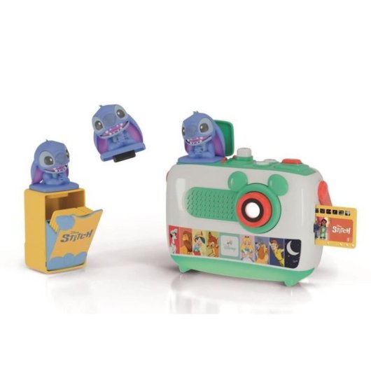 Clementoni Stitch Story Cards — Pack 5 Cartuchos De Historias Ilustradas Para Disney Plus Proyector & Storyteller 2.0 (solo Proyector Disney), +3 Años