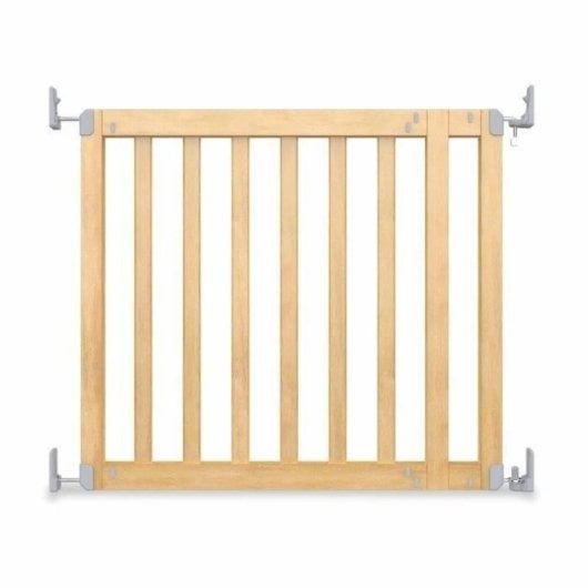 Barrière de sécurité Ingenuity Bois Ajustable 76–91 cm Hauteur 72,8 cm Portillon Personnalisable