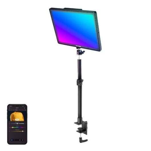 Lámpara LED Neewer GL1C RGB 48W 2900-7000K para creadores de contenido