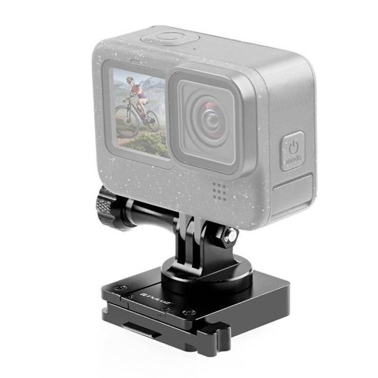 Suporte para capacete Puluz PU935B câmaras desportivas DJI GoPro Insta360