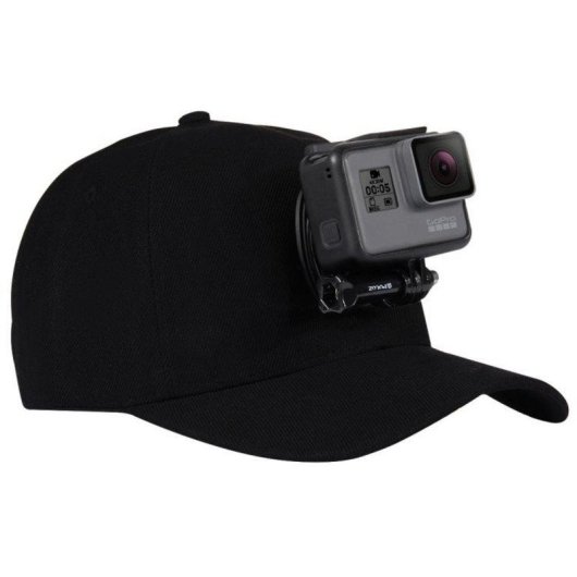 Gorra Puluz PU195 con soporte para cámara deportiva DJI, GoPro, Insta360