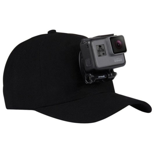 Gorra Puluz PU195 con soporte para cámara deportiva DJI, GoPro, Insta360