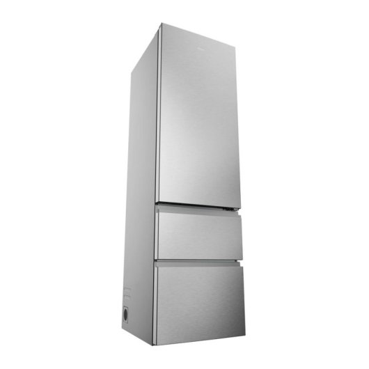 Frigorifero Combi Haier HTR3620ENMG Total No Frost 205cm 414L E Argento