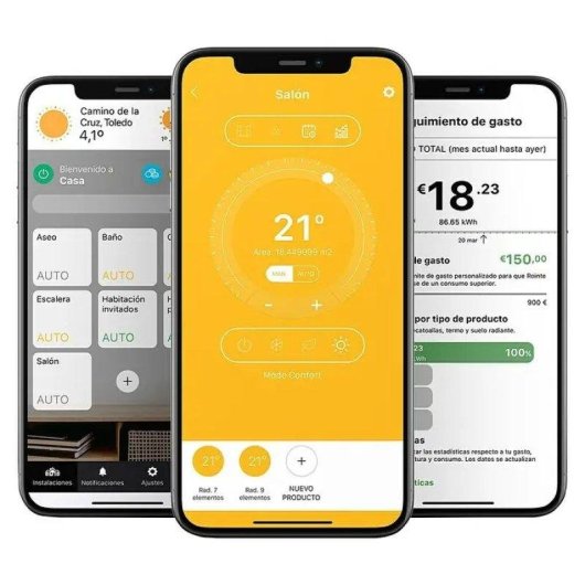 Radiador Eléctrico Rointe Serie D 550W Wifi con Control Táctil y Ahorro Energético