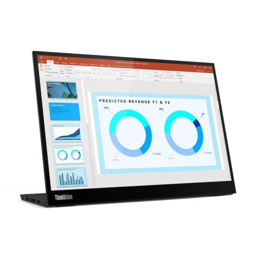 Monitor Lenovo ThinkVision M14d 14" 2.2K IPS USB-C Ajuste de altura
