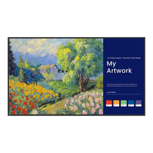 Écran PC BenQ SL6504 65" UltraHD 4K IPS Android Haut-parleurs Intégrés