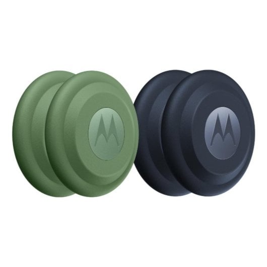 Buscador Motorola Moto Tag Pack 4 unidades Azul y Verde Bluetooth 5.4 IP67