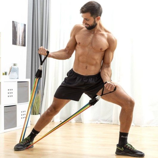 Pack Piattaforma Vibratoria Innovagoods con Altoparlante, Telecomando e Bande di Resistenza