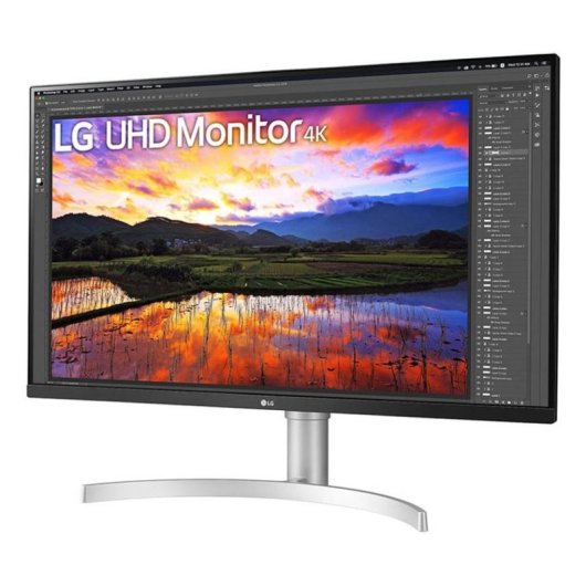 Monitor LG 32UN650K-W 32" UltraHD 4K IPS 60Hz HDR10 Ajuste de altura Altifalantes VESA