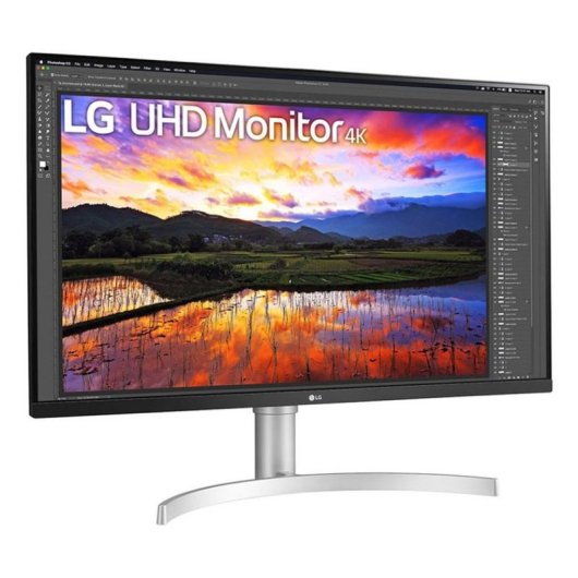 Monitor LG 32UN650K-W 32" UltraHD 4K IPS 60Hz HDR10 Ajuste de altura Altifalantes VESA