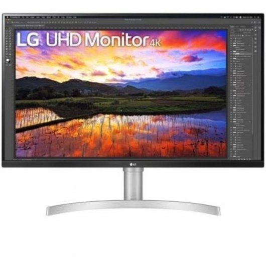 Monitor LG 32UN650K-W 32" UltraHD 4K IPS 60Hz HDR10 Ajuste de altura Altifalantes VESA