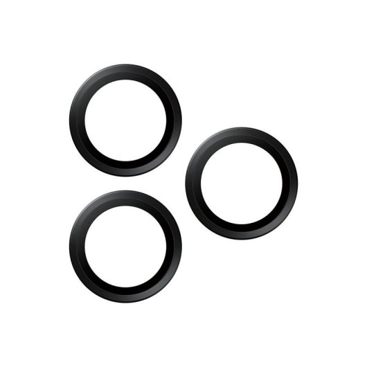 Protettore per lenti PanzerGlass Hoops per iPhone 17 Pro/Max e 16 Pro/Max Nero