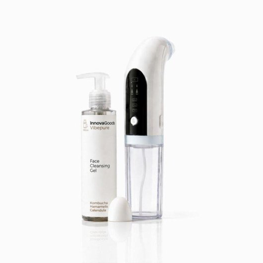 Pack Hidrolimpiador Facial Recargable y Gel Kombucha InnovaGoods