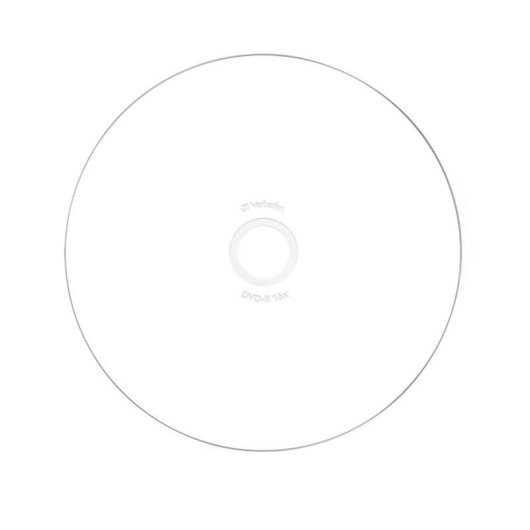 DVD-R Verbatim 4,7 GB 16x Imprimible Caja de Cartón 10 Unidades