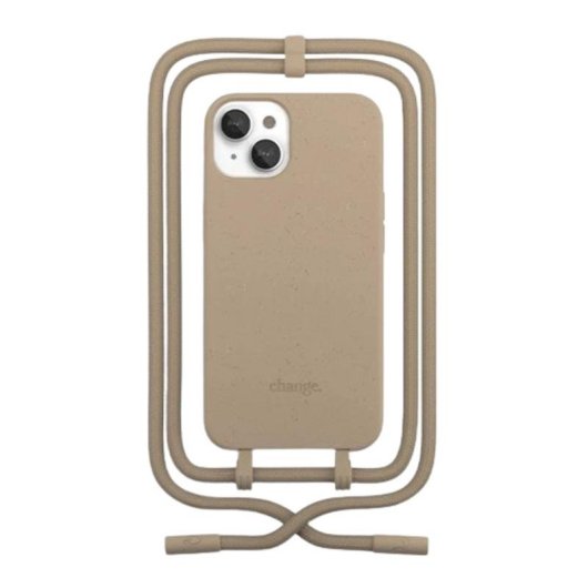 Funda para móvil Woodcessories Change Case Cover Madera Marrón para iPhone 14