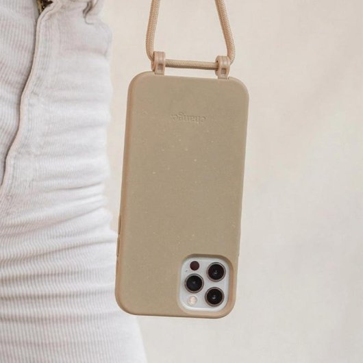 Funda para móvil Woodcessories Change Case Cover Madera Marrón para iPhone 14