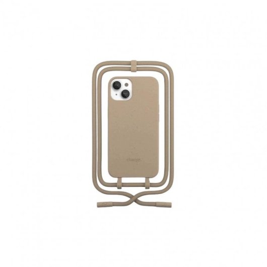 Funda para móvil Woodcessories Change Case Cover Madera Marrón para iPhone 14