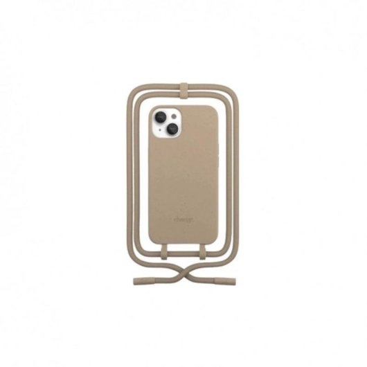 Funda para móvil Woodcessories Change Case Cover Madera Marrón para iPhone 14