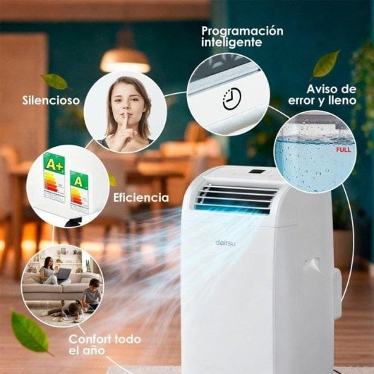 Ar Condicionado Portátil Daitsu Aeris Dual APD-12FCXB 12.000 BTU Bomba de Calor Wi-Fi