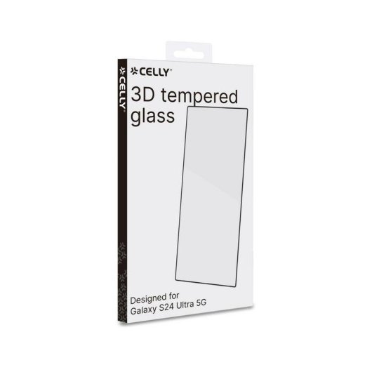 Protector de pantalla Celly 3DGlass Samsung Galaxy S24 Ultra 5G Vidrio Templado Transparente