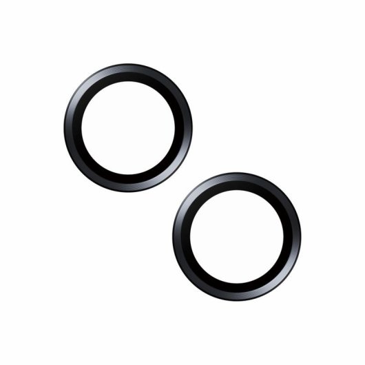 Protector de cámara PanzerGlass Hoops Negro para iPhone 15 | 15 Plus