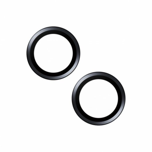 Protector de cámara PanzerGlass Hoops Negro para iPhone 15 | 15 Plus