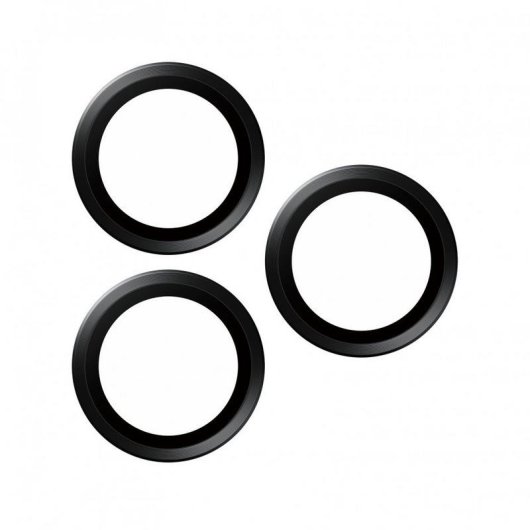 Protetor de câmara metálico PanzerGlass Hoops para iPhone 15 Pro e Pro Max