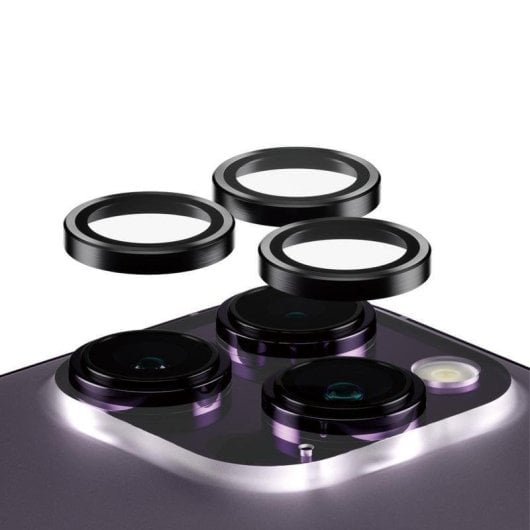 PanzerGlass Hoops Protettore Fotocamera Nero iPhone 14 Pro | 14 Pro Max