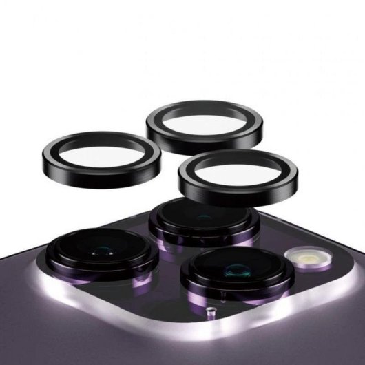 PanzerGlass Hoops Protettore Fotocamera Nero iPhone 14 Pro | 14 Pro Max