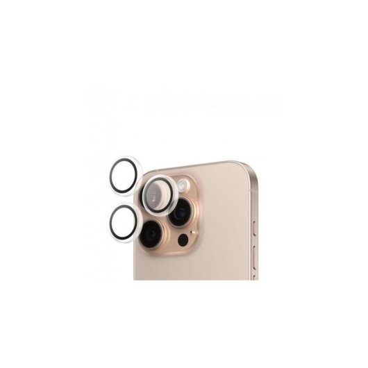 Protector de cámara PanzerGlass Hoops iPhone 16 Pro | 16 Pro Max Transparente
