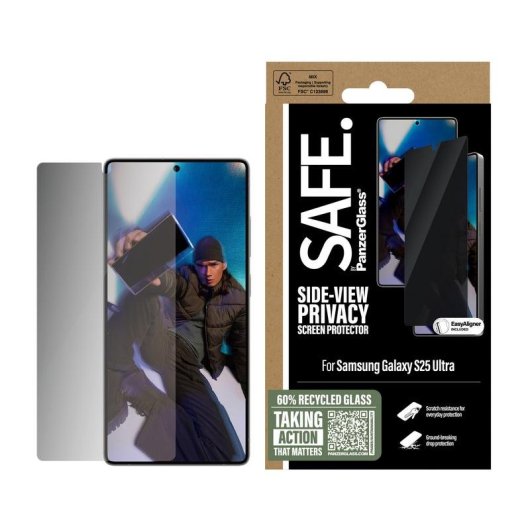 Protector de Pantalla Privacidad PanzerGlass SAFE Samsung Galaxy S25 Ultra