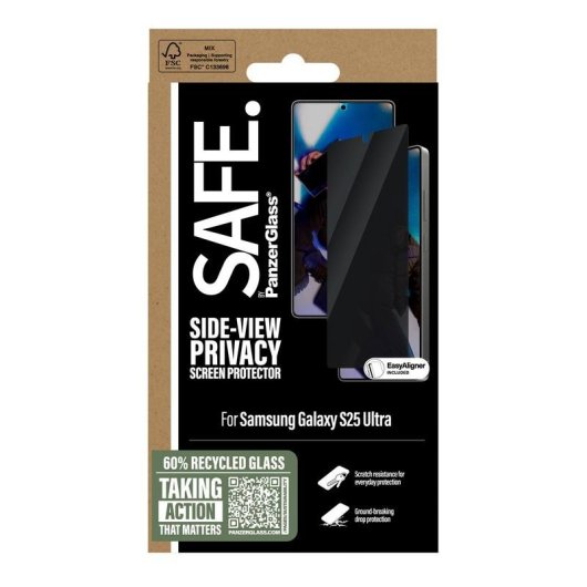 Protector de Pantalla Privacidad PanzerGlass SAFE Samsung Galaxy S25 Ultra