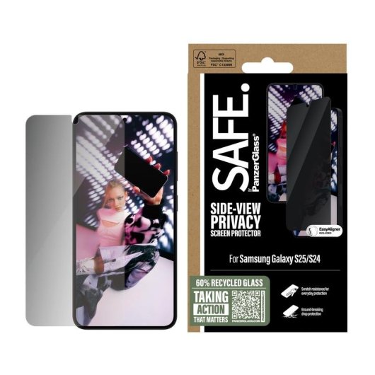Protector de pantalla privacidad PanzerGlass SAFE Samsung Galaxy S25 | S24