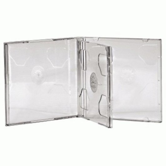 Caja de almacenamiento para CD Hama Double Jewel Case Pack 5 Transparente
